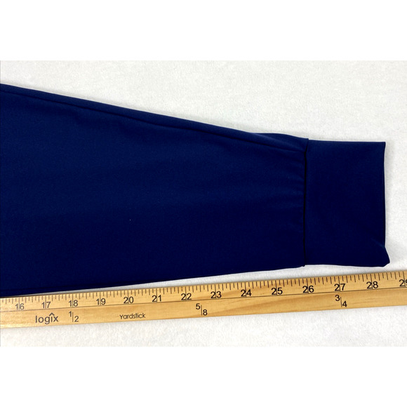 Under Armour Athletic Pants Womens Small Navy Blue Cuffed Pockets Lightweight - Picture 9 of 11